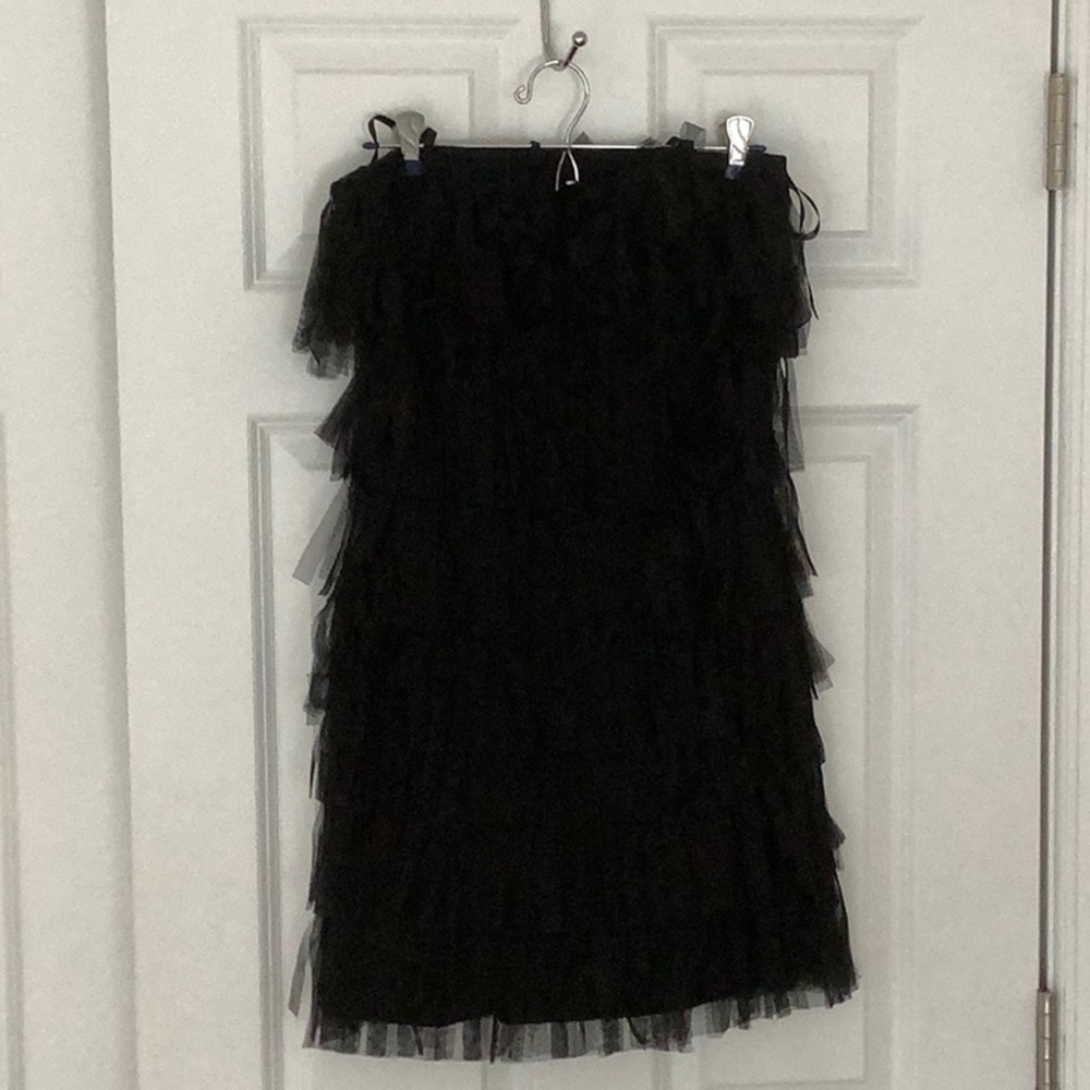Ann Taylor “Little black strapless dress”